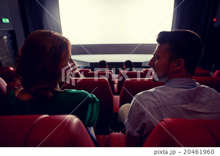 happy friends watching movie in theater happy friends watching movie in theater 20461960