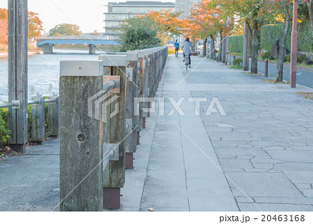Wooden poles lined the streets. Wooden poles lined the streets. 20463168