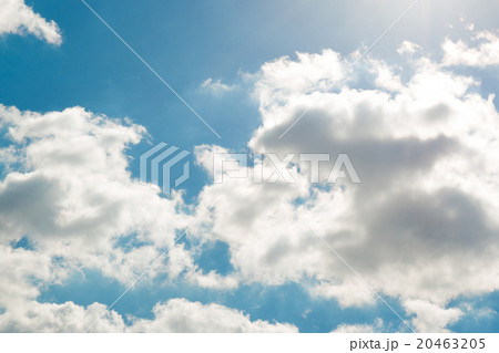 Beautiful bright sky blue background. 20463205