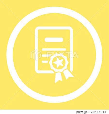 Certified Diploma Rounded Vector Icon 20464014