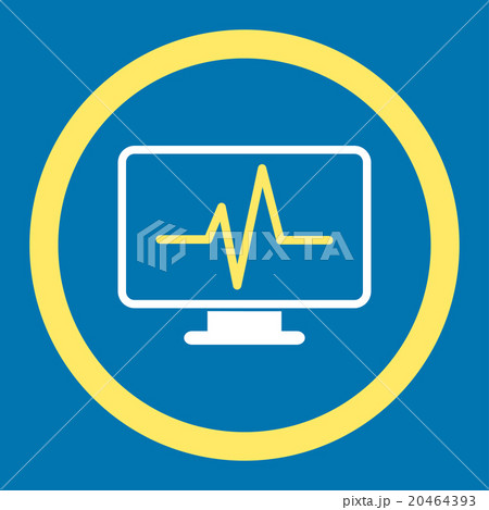 Monitoring Rounded Vector Icon Monitoring Rounded Vector Icon 20464393