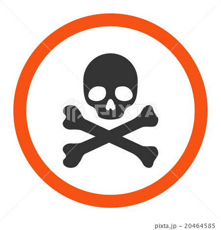Death Rounded Vector Icon 20464585