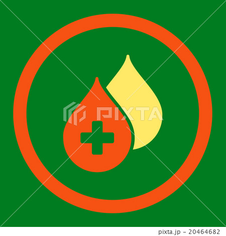 Medical Drops Rounded Vector Icon 20464682