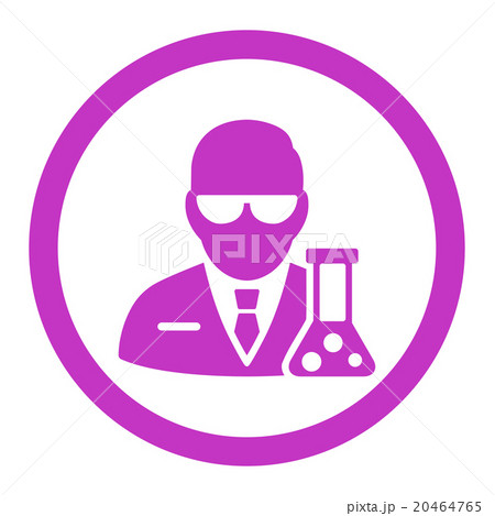 Scientist Rounded Vector Icon Scientist Rounded Vector Icon 20464765