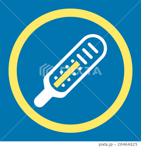 Thermometer Rounded Vector Icon Thermometer Rounded Vector Icon 20464825