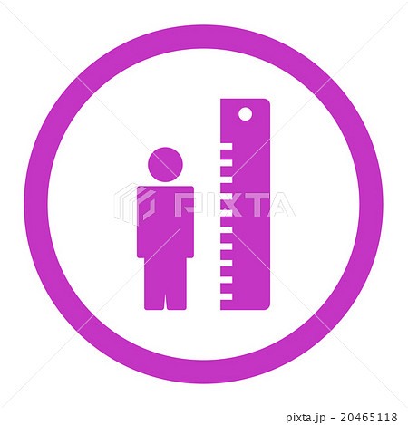 Height Meter Rounded Vector Icon Height Meter Rounded Vector Icon 20465118