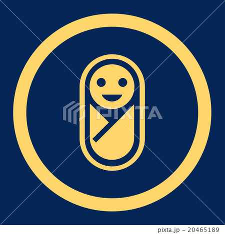 Newborn Rounded Vector Icon Newborn Rounded Vector Icon 20465189