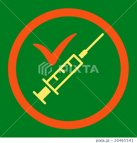 Done Vaccination Rounded Vector Iconのイラスト素材 [20465541] - PIXTA