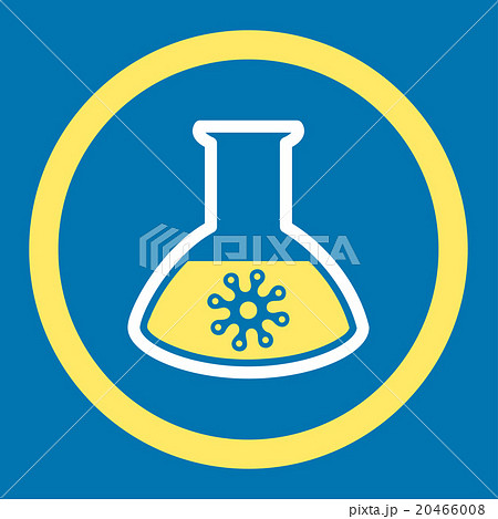 Virus Analysis Rounded Vector Icon 20466008