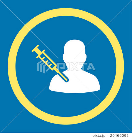 Patient Vaccination Rounded Vector Icon Patient Vaccination Rounded Vector Icon 20466092
