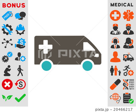 Emergency Van Icon Emergency Van Icon 20466217