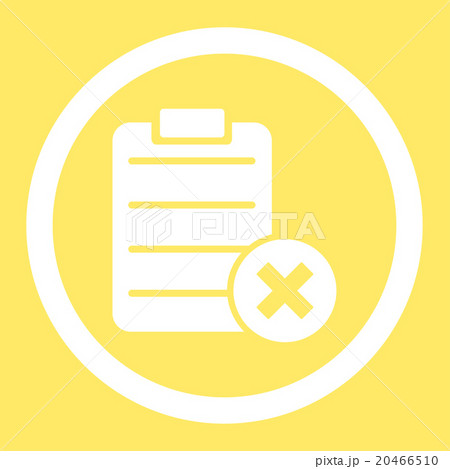 Reject Form Rounded Vector Icon Reject Form Rounded Vector Icon 20466510
