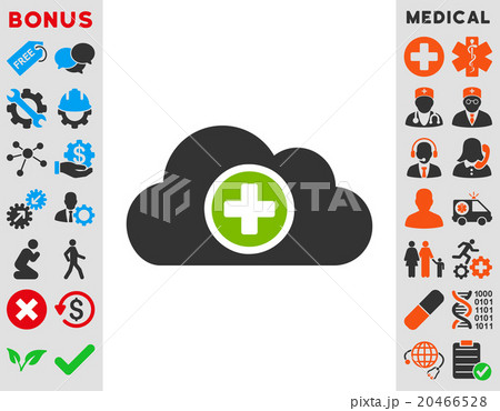 Health Care Cloud Icon Health Care Cloud Icon 20466528