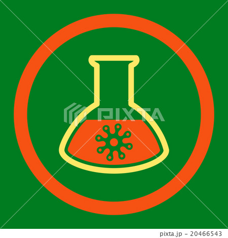 Virus Analysis Rounded Vector Icon 20466543
