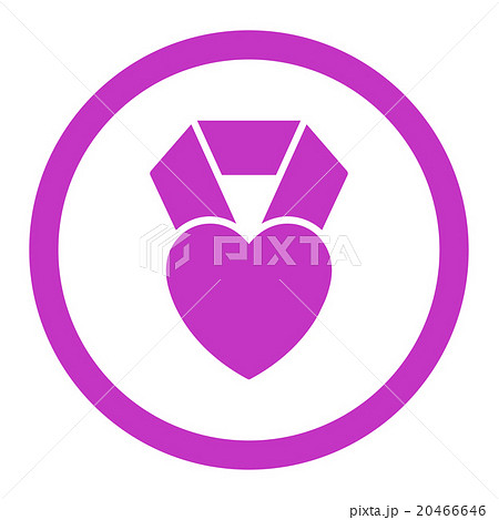 Heart Award Rounded Vector Icon 20466646