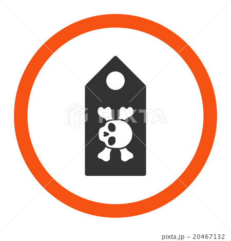 Death Label Rounded Vector Icon 20467132