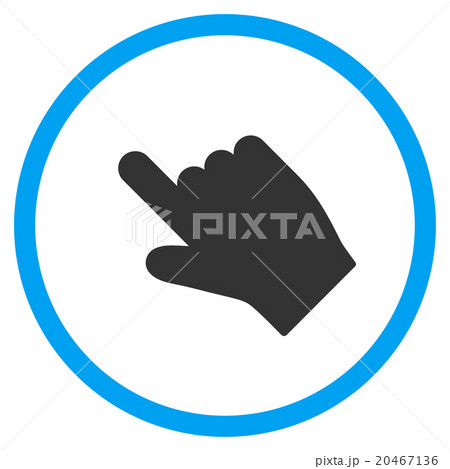 Up Left Index Finger Icon 20467136