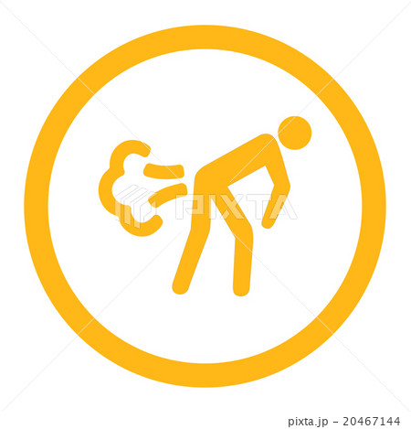 Fart Rounded Vector Icon 20467144
