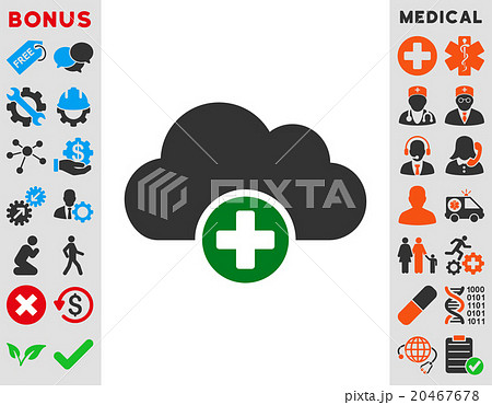 Cloud Medicine Icon 20467678