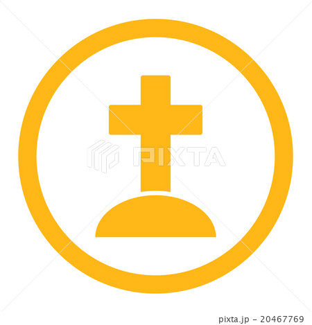 Grave Rounded Vector Icon 20467769