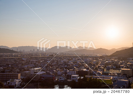 住宅街　夕方 20467780