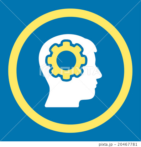 Human Mind Rounded Vector Icon 20467781