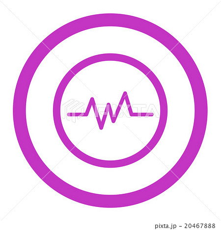 Pulse Monitoring Rounded Vector Icon 20467888