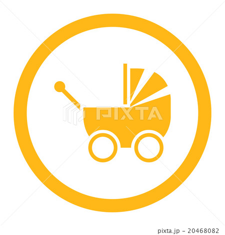 Pram Rounded Vector Icon 20468082