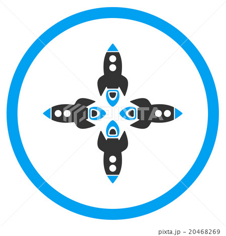 Rockets Flat Icon Rockets Flat Icon 20468269