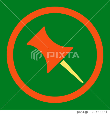 Pin Rounded Vector Icon Pin Rounded Vector Icon 20468271