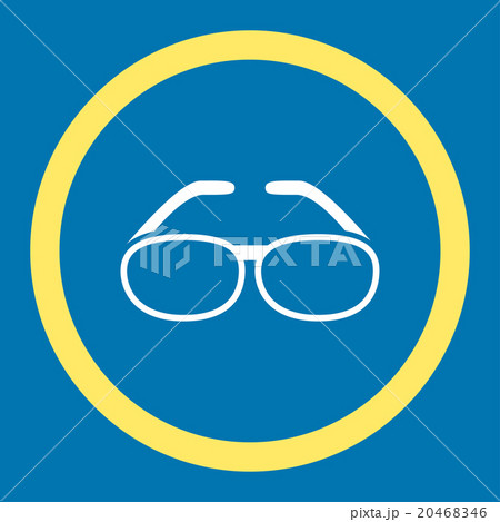 Spectacles Rounded Vector Icon Spectacles Rounded Vector Icon 20468346
