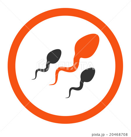 Sperm Rounded Vector Icon 20468708
