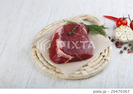 Raw ribeye steak 20470367