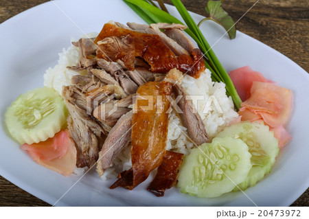 Roasred duck with rice 20473972