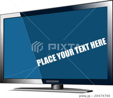 Flat tv screen. Display. Vector illustration Flat tv screen. Display. Vector illustration 20474790