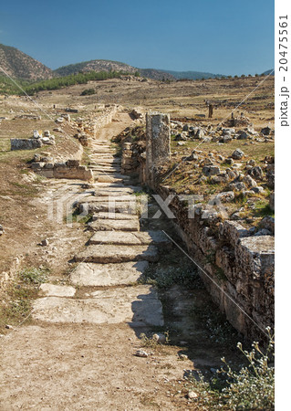 Old road in Turkey to the ruins Old road in Turkey to the ruins 20475561