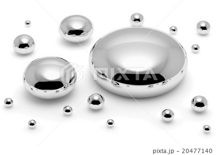 Mercury (Hg) drops 20477140