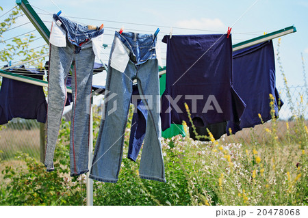 Laundry stand in the garden 20478068