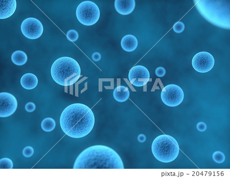 Blue micro corpuscule flow 3D background. Blue micro corpuscule flow 3D background. 20479156