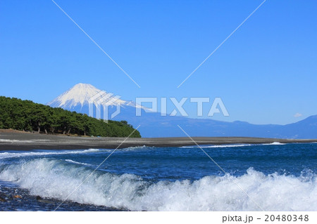 三保の松原からの富士山 20480348