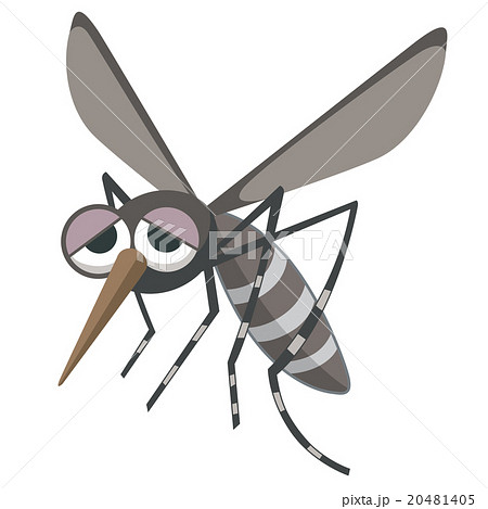 Weak Mosquito Illustration Stock Illustration