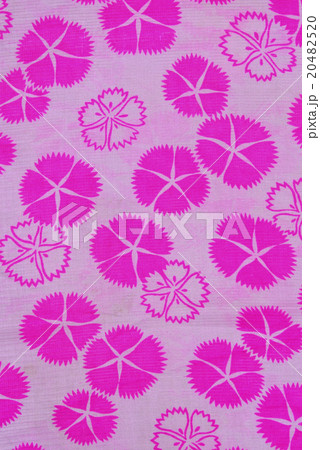 日本の紋様　絹織物　染め物　古布　絽 20482520