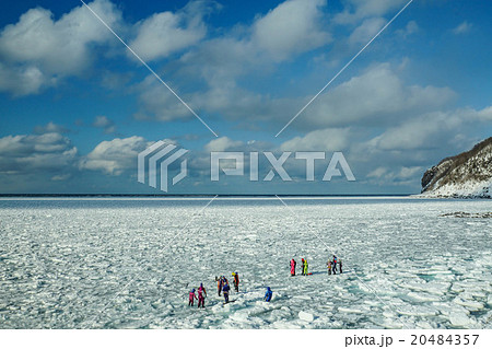 冬のオホーツク海 流氷ウオーク (斜里町ウトロ) 冬のオホーツク海 流氷ウオーク (斜里町ウトロ) 20484357