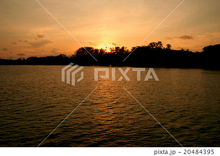 Scenery of Rawai pier with dramatic sky sunrise Scenery of Rawai pier with dramatic sky sunrise 20484395