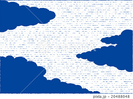 版画風背景のイラスト素材 4048