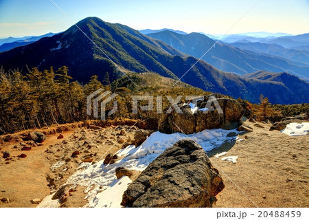 木賊山から奥秩父縦走路と破風山 20488459