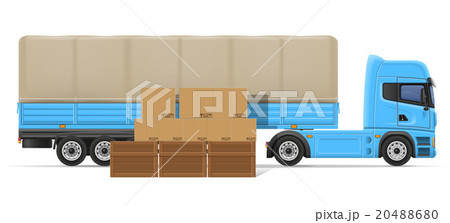 truck semi trailer for transportation of goods truck semi trailer for transportation of goods 20488680