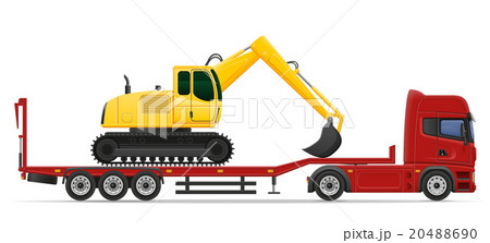 truck semi trailer transportation of construction 20488690