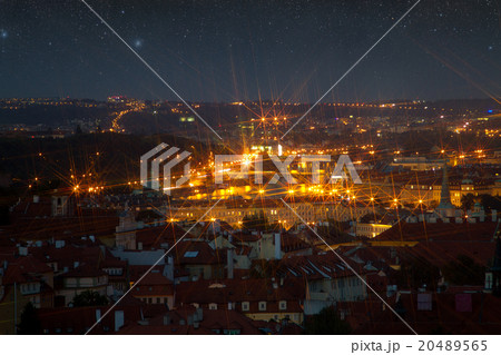 Prague at night. 20489565