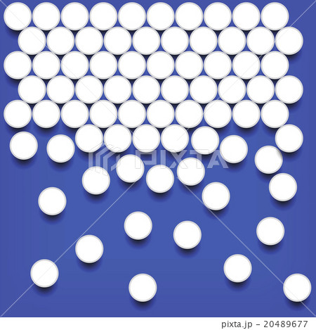 Set of White Pills Set of White Pills 20489677